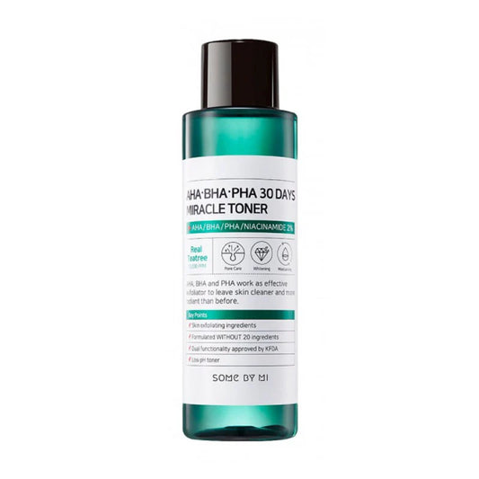 SOME BY MI AHA-BHA-PHA 30 Days Miracle Toner - Exfoliate, Clear, and Refresh Your Skin